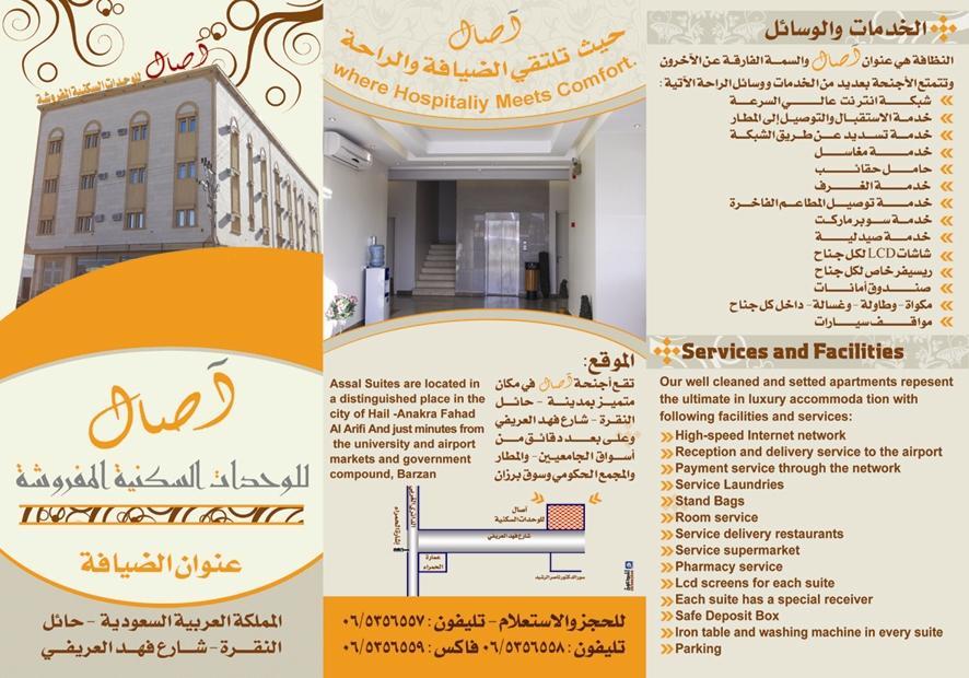 اصال حائل للوحدات السكنية المفروشة Haïl Extérieur photo